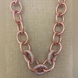 ❗️SALE❗️Nicole Miller Rosegold Tone Chain Link Necklace‎